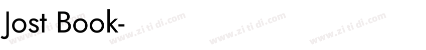 Jost Book字体转换